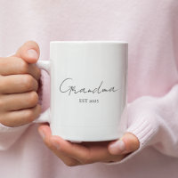 Minimalistisch Oma EST 2025 | Personalisiertes Ges