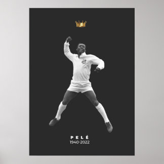 Minimalistisch Pelé - 1940-2022 Poster
