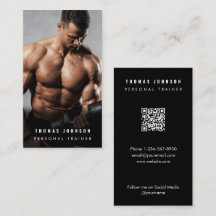 Minimalistisch Personal Trainer Fitness Athlete Fo