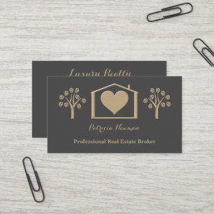 Minimalistisch Pro Real Anwesen Broker Business Ca Visitenkarte