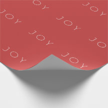 Minimalistisch Red Joy Typografy Pattern