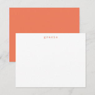 Minimalistisch Retro-Schreibmaschine Individuelle  Mitteilungskarte
