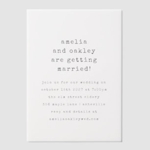 Minimalistisch Retro-Schreibmaschine Schwarz-weiß 