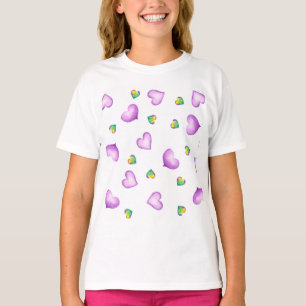 Minimalistisch Romantisches Aquarellherz T-Shirt