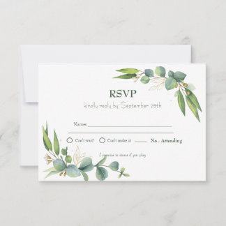 Minimalistisch rosa Blumenmuster Kindergeburtstag RSVP Karte