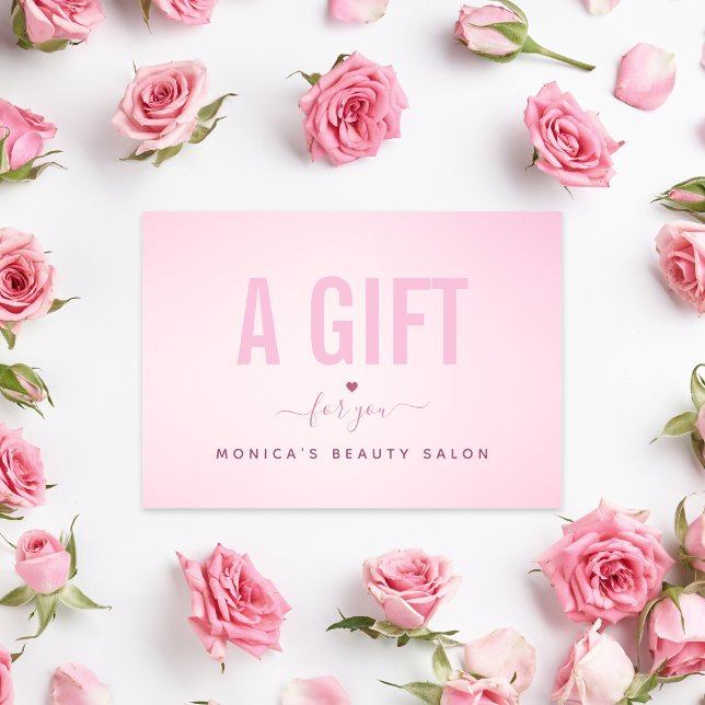 Minimalistisch rosa Farbton Schönheitssalon Wellne (Von Creator hochgeladen)