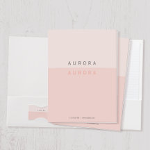 Minimalistisch rosa Zweitone