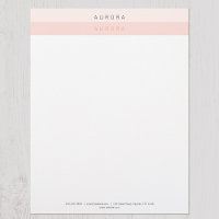 Minimalistisch rosa Zweitone