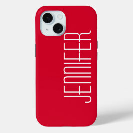 Minimalistisch Rot, Jumbo-Name title_seo2
