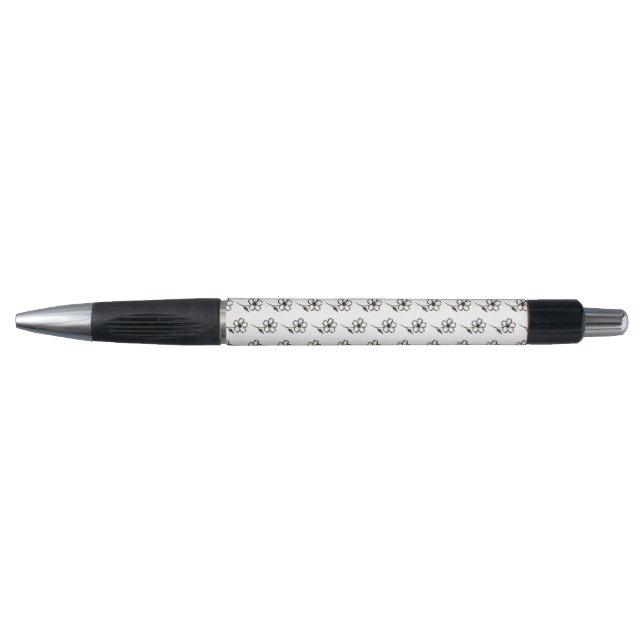 Minimalistisch Sakura - Tintenpatronen am Pen Kugelschreiber (Vorderseite)