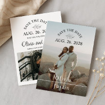 Minimalistisch Save the Date