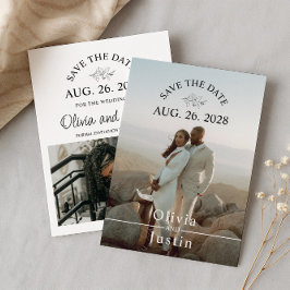 Minimalistisch Save the Date Einladung