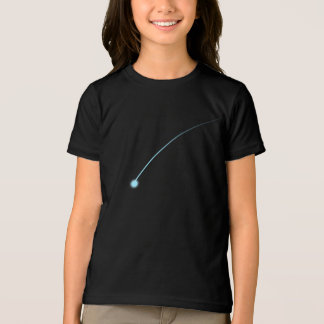 Minimalistisch Shooting Star Celestial Night Sky Tri-Blend Shirt