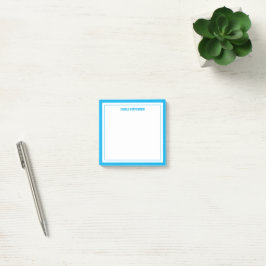 Minimalistisch Sky Blue, 2 Grenzen Post-it Klebezettel