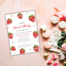 Minimalistisch Strawberry Berry Sweet Girl Babydus