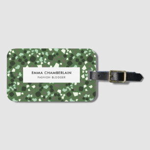 Minimalistisch Terrazzo Print Modern Custom Luggag Gepäckanhänger