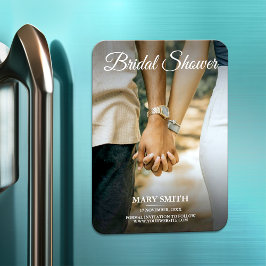 Minimalistisch Trendy Ersetzen Foto Brautparty-Kar Magnet