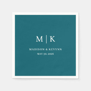 Minimalistisch und Chic Hochzeitsservietten Serviette