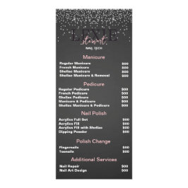 Minimalistisch und elegant: Nail Tech Werbekarte