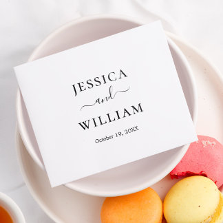 Minimalistisch und elegant serviette