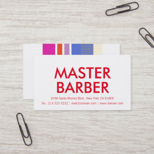 Minimalistisch und professionell visitenkarte