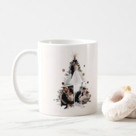 Minimalistisch unser erstes Verheiratetes Weihnach Kaffeetasse
