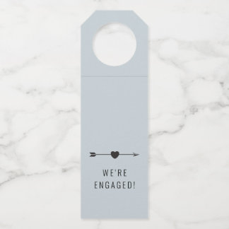 Minimalistisch | Verlobung | Flaschenhanger Flaschenanhänger