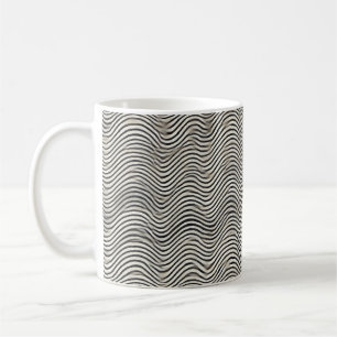 Minimalistisch Waves Kaffee Tasse