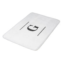 Minimalistisch-weißes Monogramm