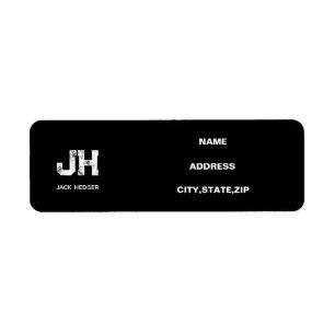 MINIMALISTISCH WEIßES ZWEIBUCHSTABIGES MONOGRAMM N