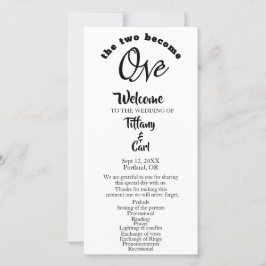Minimalistisch zwei werden zu einem White Wedding 