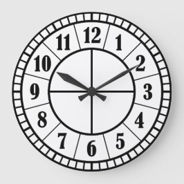 Minimalistische 10,75" Runde Acrylmauer-Uhr Große Wanduhr