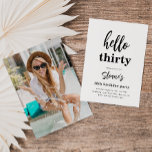 Minimalistische 30. Geburtstagseinladungen | 30. Einladung<br><div class="desc">Minimalistisches 30. Foto Geburtstagseinladung. Bereit,  von dir personalisiert zu sein!</div>
