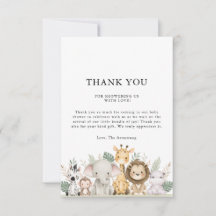 Minimalistische Abenteuer-Waldtiere-Baby-Party