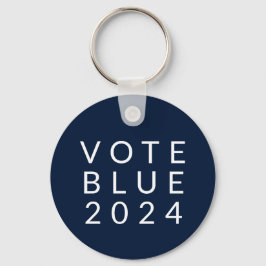 Minimalistische Abstimmung Blue Kamala Harris 2024 Schlüsselanhänger