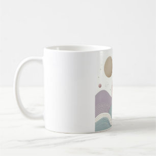 Minimalistische Abstrakte Art Tasse - Soft Pastel 
