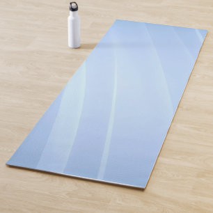 Minimalistische Abstrakte blaue Linien Yogamatte