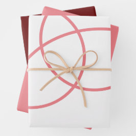 Minimalistische abstrakte, einfache geometrische geschenkpapier set