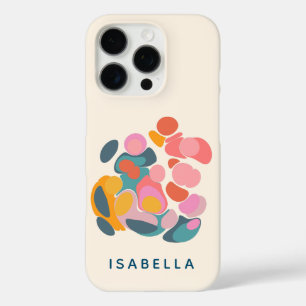 Minimalistische Abstrakte Formen Personalisiert iPhone 16 Pro Hülle