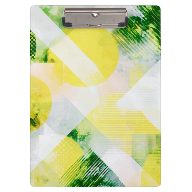 Minimalistische abstrakte Komposition Klemmbrett (Vorderseite)