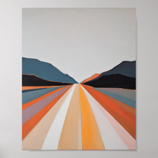 Minimalistische Abstrakte Kunstdrucken | Moderne W Poster