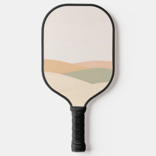 Minimalistische Abstrakte Landschaft mit den Rolli Pickleball Schläger