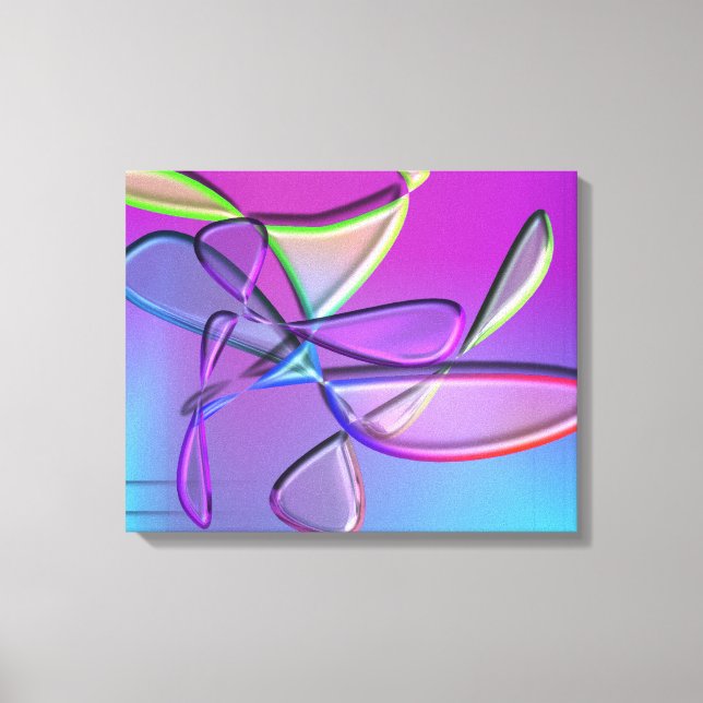 Minimalistische Abstrakte Moderne Kunst Leinwanddruck (Vorderseite)