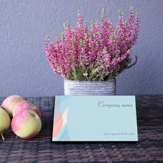 Minimalistische abstrakte QR-Code-Pastellkarte Visitenkarte