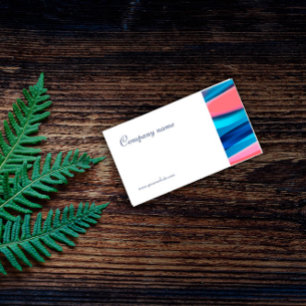 Minimalistische abstrakte QR-Code-Visitenkarte Visitenkarte