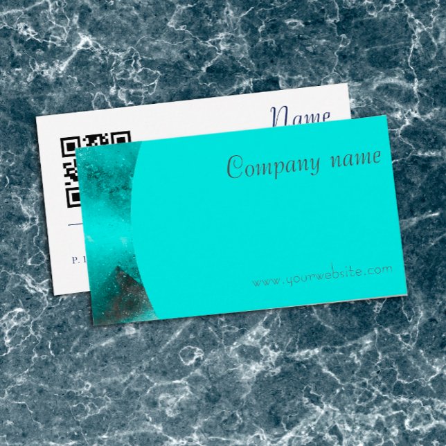 Minimalistische abstrakte QR-Visitenkarte Visitenkarte (Von Creator hochgeladen)