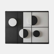 Minimalistische Abstrakte Schwarz-Weiß-Kunst