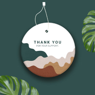 Minimalistische Abstrakte Verpackung Geschenkanhänger