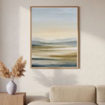Minimalistische abstrakte Wandkunst mit rollendem