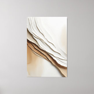 Minimalistische Abstrakte Zuflüsse Leinwanddruck